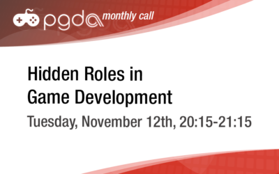 PGDA Call: Hidden Roles in Game Development